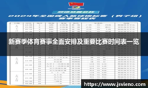 新赛季体育赛事全面安排及重要比赛时间表一览